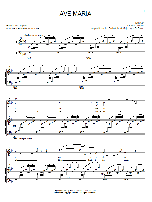 Preview Charles Gounod Ave Maria Pop sheet music, notes and chords for Piano, Vocal & Guitar (Right-Hand Melody), SKU: 21203 sheet music, piano notes, chords, guitar tabs, score, transpose, transcribe, how to play, guide, download, learn, tutorial, progression, song, artist, awards, billboard, mtv, vh1, tour, single, album, release