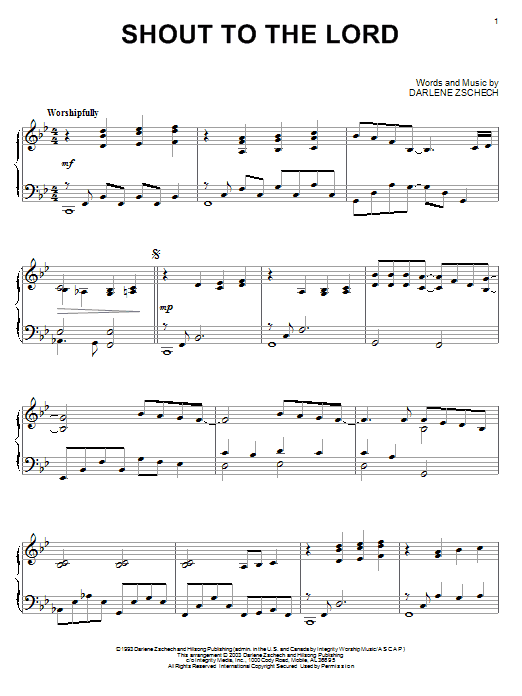 Preview Carman Shout To The Lord Religious sheet music, notes and chords for Piano, SKU: 24739 sheet music, piano notes, chords, guitar tabs, score, transpose, transcribe, how to play, guide, download, learn, tutorial, progression, song, artist, awards, billboard, mtv, vh1, tour, single, album, release
