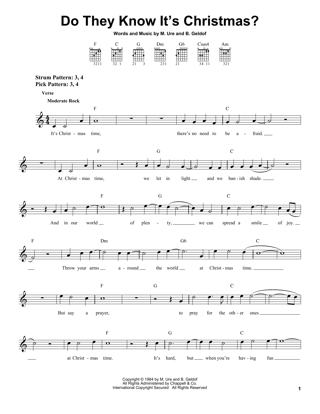 Preview Band Aid Do They Know It's Christmas? Pop sheet music, notes and chords for Easy Guitar, SKU: 24820 sheet music, piano notes, chords, guitar tabs, score, transpose, transcribe, how to play, guide, download, learn, tutorial, progression, song, artist, awards, billboard, mtv, vh1, tour, single, album, release