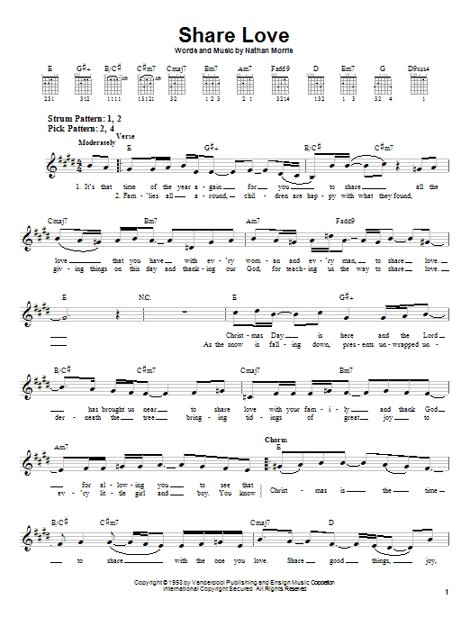 Preview Boyz II Men Share Love Pop sheet music, notes and chords for Easy Guitar, SKU: 24869 sheet music, piano notes, chords, guitar tabs, score, transpose, transcribe, how to play, guide, download, learn, tutorial, progression, song, artist, awards, billboard, mtv, vh1, tour, single, album, release