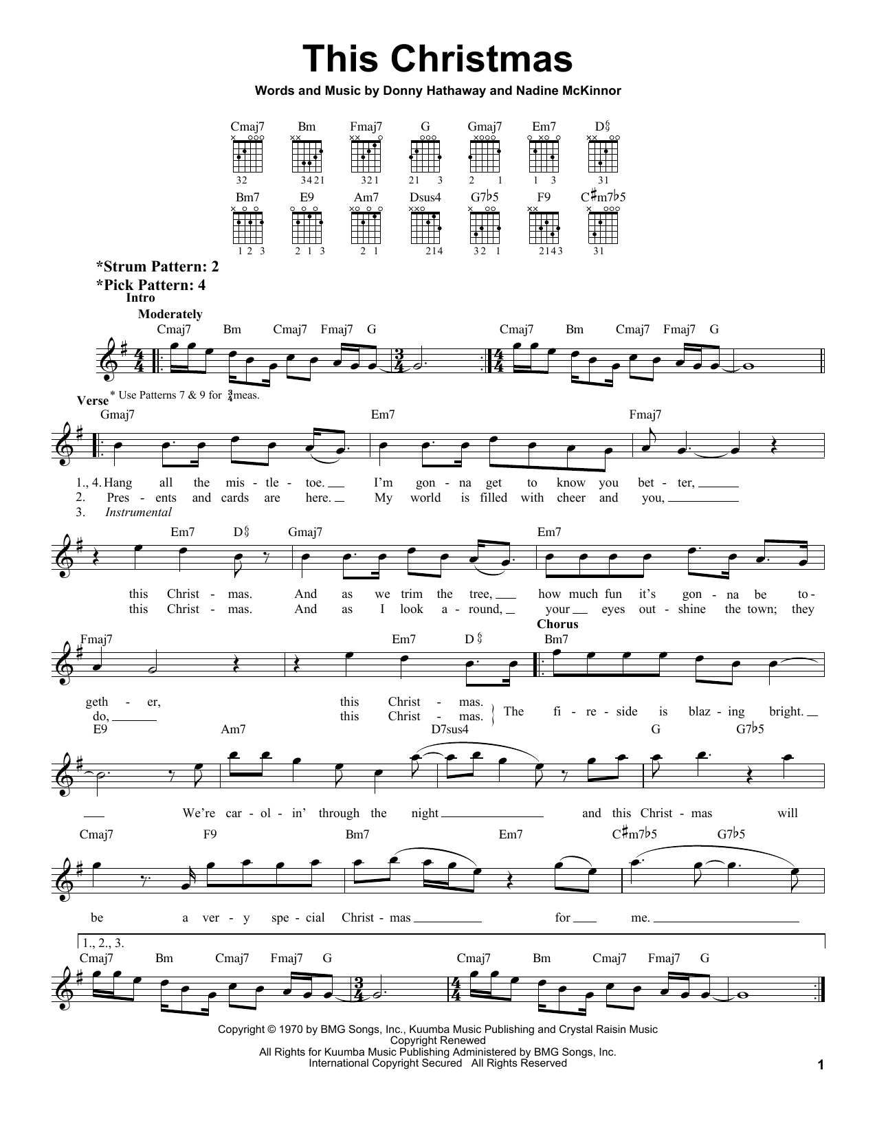 Preview Donny Hathaway This Christmas Soul sheet music, notes and chords for Easy Guitar, SKU: 24878 sheet music, piano notes, chords, guitar tabs, score, transpose, transcribe, how to play, guide, download, learn, tutorial, progression, song, artist, awards, billboard, mtv, vh1, tour, single, album, release