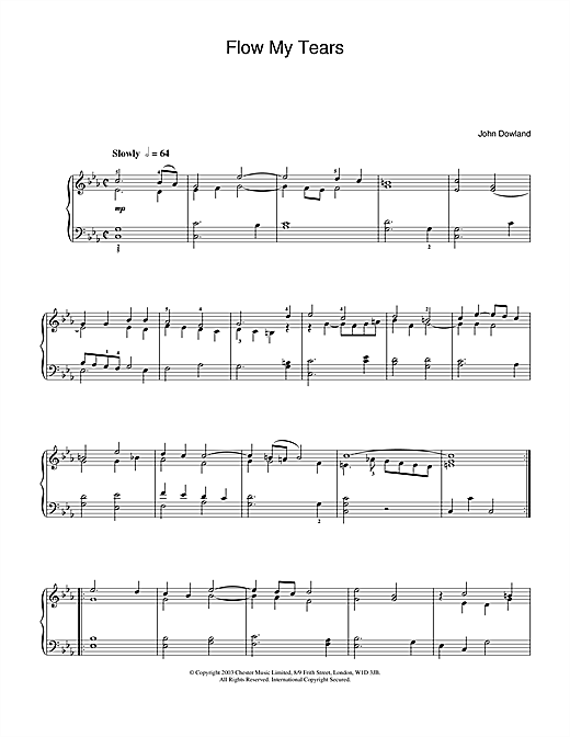 Preview John Dowland Flow My Tears Classical sheet music, notes and chords for Piano, SKU: 25046 sheet music, piano notes, chords, guitar tabs, score, transpose, transcribe, how to play, guide, download, learn, tutorial, progression, song, artist, awards, billboard, mtv, vh1, tour, single, album, release