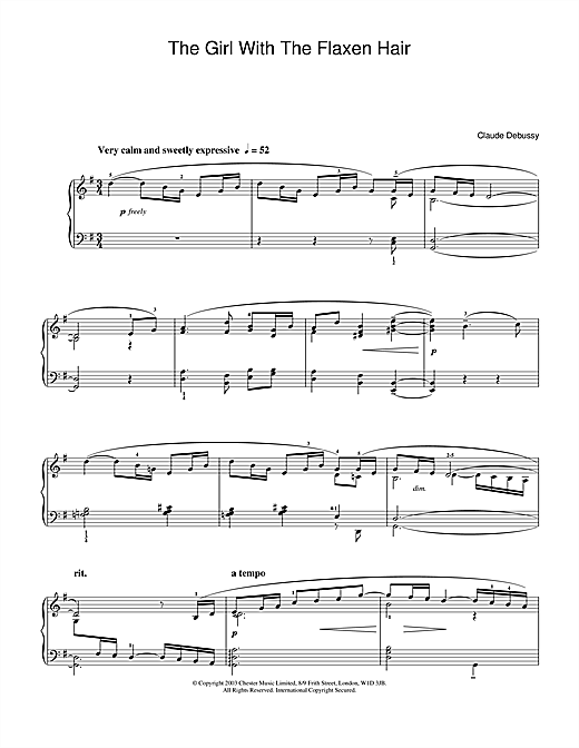 Preview Claude Debussy The Girl With The Flaxen Hair Classical sheet music, notes and chords for Piano, SKU: 25049 sheet music, piano notes, chords, guitar tabs, score, transpose, transcribe, how to play, guide, download, learn, tutorial, progression, song, artist, awards, billboard, mtv, vh1, tour, single, album, release
