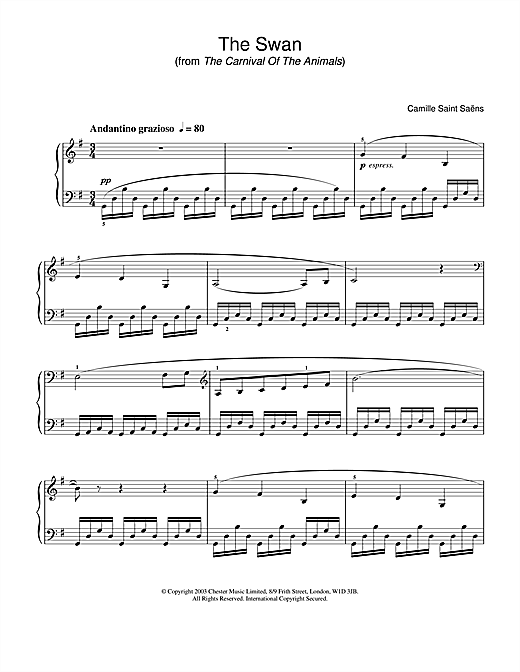 Preview Camille Saint-Saens The Swan Classical sheet music, notes and chords for Piano, SKU: 25050 sheet music, piano notes, chords, guitar tabs, score, transpose, transcribe, how to play, guide, download, learn, tutorial, progression, song, artist, awards, billboard, mtv, vh1, tour, single, album, release