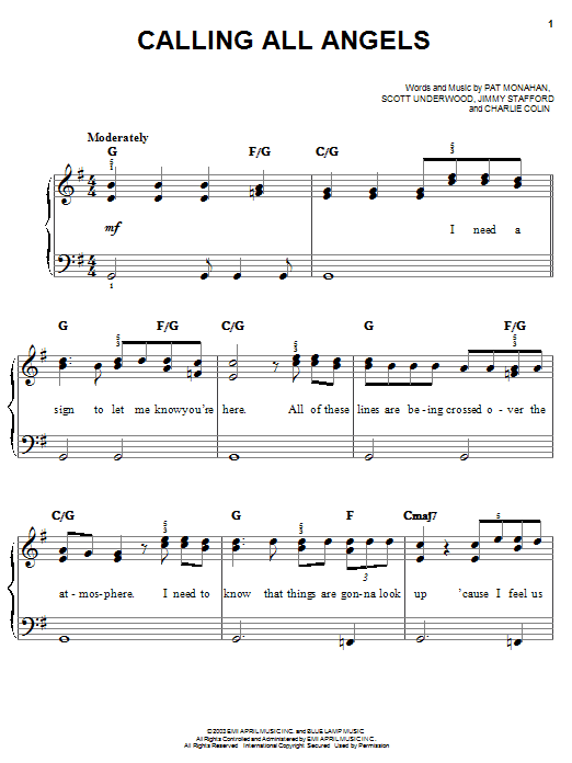 Preview Train Calling All Angels Rock sheet music, notes and chords for Easy Piano, SKU: 25441 sheet music, piano notes, chords, guitar tabs, score, transpose, transcribe, how to play, guide, download, learn, tutorial, progression, song, artist, awards, billboard, mtv, vh1, tour, single, album, release