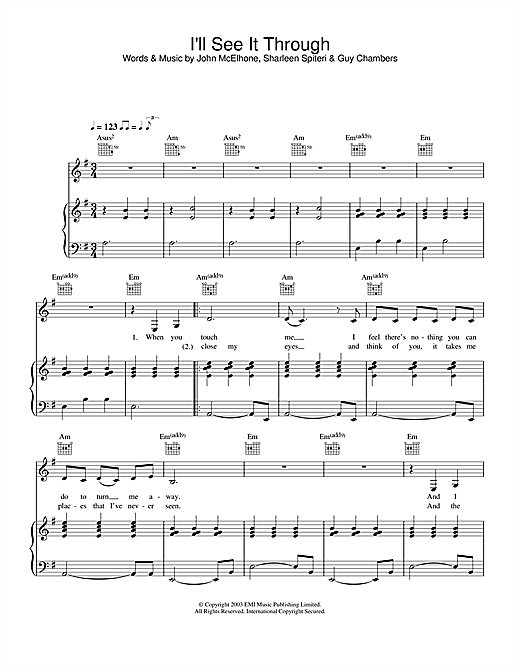Preview Texas I'll See It Through Rock sheet music, notes and chords for Piano, Vocal & Guitar, SKU: 26092 sheet music, piano notes, chords, guitar tabs, score, transpose, transcribe, how to play, guide, download, learn, tutorial, progression, song, artist, awards, billboard, mtv, vh1, tour, single, album, release