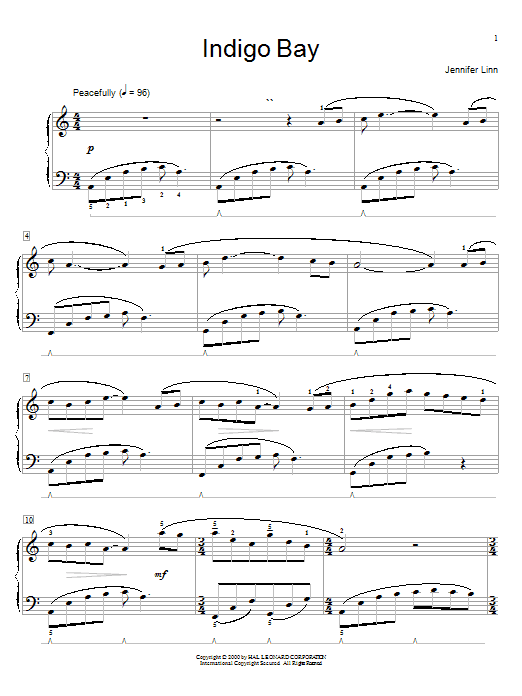 Preview Jennifer Linn Indigo Bay Children sheet music, notes and chords for Educational Piano, SKU: 26469 sheet music, piano notes, chords, guitar tabs, score, transpose, transcribe, how to play, guide, download, learn, tutorial, progression, song, artist, awards, billboard, mtv, vh1, tour, single, album, release