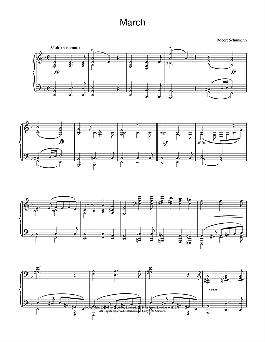 Preview Robert Schumann March Classical sheet music, notes and chords for Piano, SKU: 26482 sheet music, piano notes, chords, guitar tabs, score, transpose, transcribe, how to play, guide, download, learn, tutorial, progression, song, artist, awards, billboard, mtv, vh1, tour, single, album, release