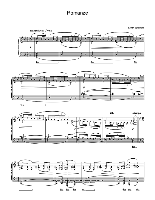 Preview Robert Schumann Romanze Classical sheet music, notes and chords for Piano, SKU: 26491 sheet music, piano notes, chords, guitar tabs, score, transpose, transcribe, how to play, guide, download, learn, tutorial, progression, song, artist, awards, billboard, mtv, vh1, tour, single, album, release