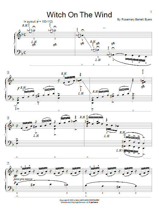 Preview Rosemary Barrett Byers Witch On The Wind Children sheet music, notes and chords for Educational Piano, SKU: 26522 sheet music, piano notes, chords, guitar tabs, score, transpose, transcribe, how to play, guide, download, learn, tutorial, progression, song, artist, awards, billboard, mtv, vh1, tour, single, album, release