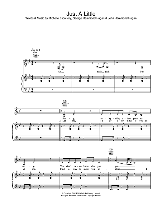 Preview Liberty X Just A Little Pop sheet music, notes and chords for Piano, Vocal & Guitar, SKU: 26630 sheet music, piano notes, chords, guitar tabs, score, transpose, transcribe, how to play, guide, download, learn, tutorial, progression, song, artist, awards, billboard, mtv, vh1, tour, single, album, release