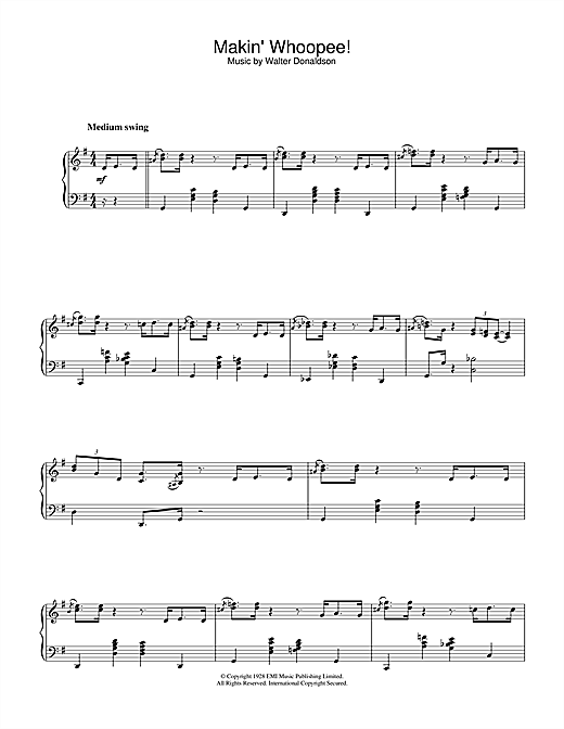 Preview Art Tatum Makin' Whoopee Jazz sheet music, notes and chords for Piano, SKU: 26680 sheet music, piano notes, chords, guitar tabs, score, transpose, transcribe, how to play, guide, download, learn, tutorial, progression, song, artist, awards, billboard, mtv, vh1, tour, single, album, release