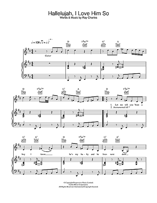 Preview Eva Cassidy Hallelujah I Love Him So Jazz sheet music, notes and chords for Piano, Vocal & Guitar, SKU: 26695 sheet music, piano notes, chords, guitar tabs, score, transpose, transcribe, how to play, guide, download, learn, tutorial, progression, song, artist, awards, billboard, mtv, vh1, tour, single, album, release