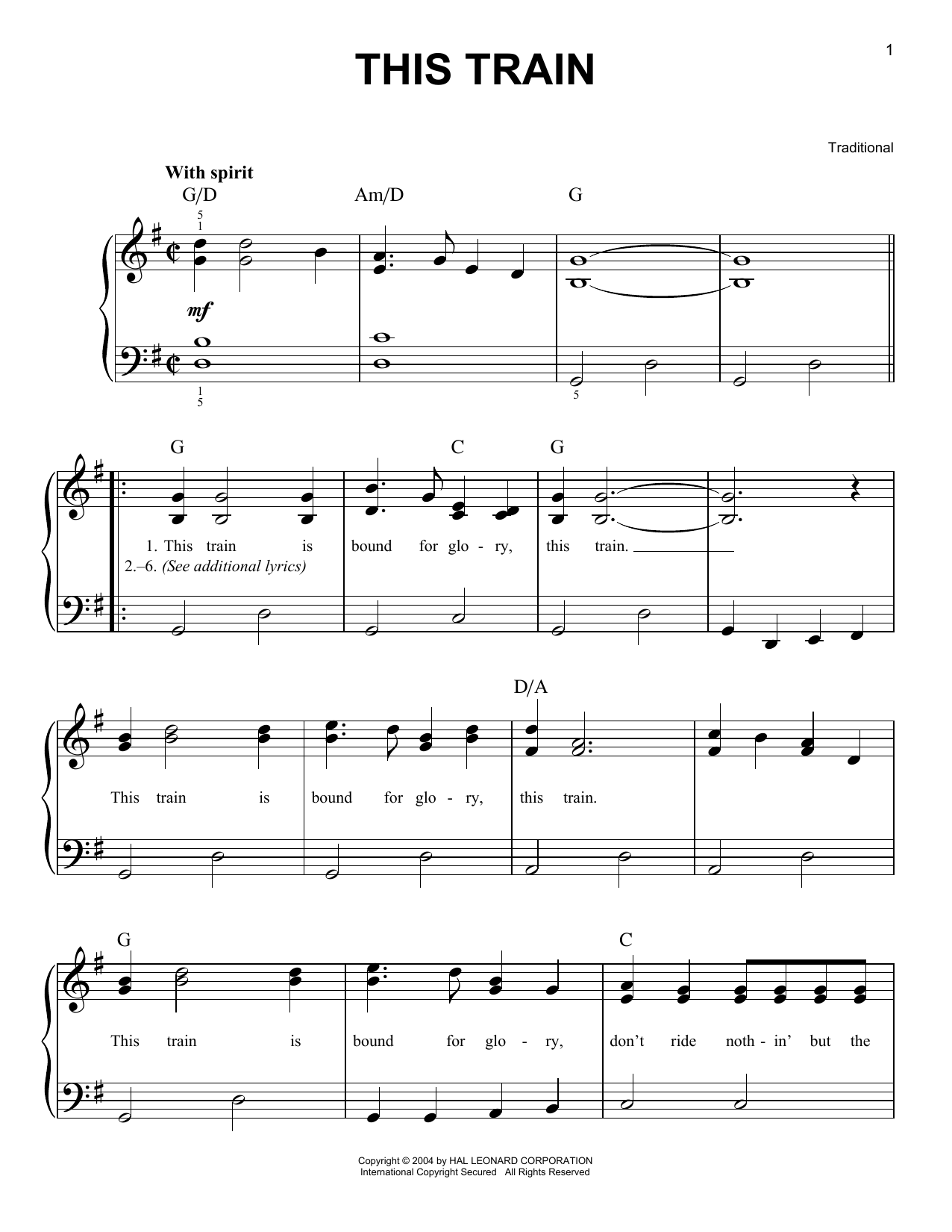 Preview Traditional This Train Children sheet music, notes and chords for Easy Piano, SKU: 27220 sheet music, piano notes, chords, guitar tabs, score, transpose, transcribe, how to play, guide, download, learn, tutorial, progression, song, artist, awards, billboard, mtv, vh1, tour, single, album, release