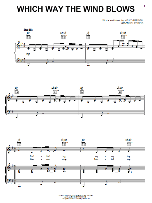 Learn to play 2nd Chapter Of Acts Which Way The Wind Blows sheet music for Piano, Vocal & Guitar (Right-Hand Melody) in minutes. 2nd Chapter Of Acts Which Way The Wind Blows sheet music notes and chords