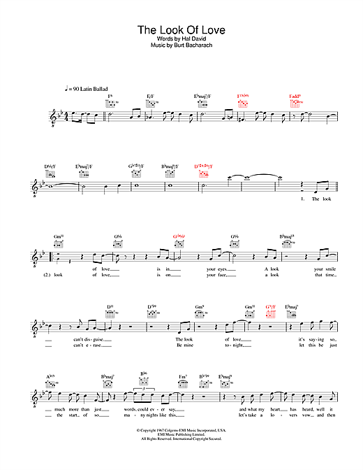 Preview Diana Krall The Look Of Love Jazz sheet music, notes and chords for Melody Line, Lyrics & Chords, SKU: 31595 sheet music, piano notes, chords, guitar tabs, score, transpose, transcribe, how to play, guide, download, learn, tutorial, progression, song, artist, awards, billboard, mtv, vh1, tour, single, album, release