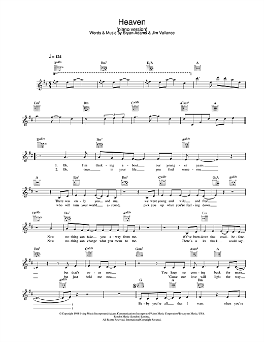Preview DJ Sammy Heaven (piano version) Dance sheet music, notes and chords for Melody Line, Lyrics & Chords, SKU: 31598 sheet music, piano notes, chords, guitar tabs, score, transpose, transcribe, how to play, guide, download, learn, tutorial, progression, song, artist, awards, billboard, mtv, vh1, tour, single, album, release