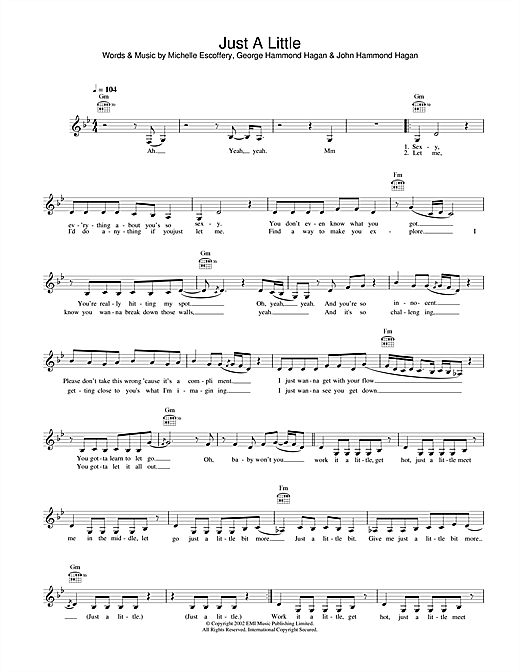 Preview Liberty X Just A Little Pop sheet music, notes and chords for Melody Line, Lyrics & Chords, SKU: 31635 sheet music, piano notes, chords, guitar tabs, score, transpose, transcribe, how to play, guide, download, learn, tutorial, progression, song, artist, awards, billboard, mtv, vh1, tour, single, album, release
