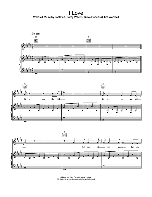 Preview Athlete I Love Rock sheet music, notes and chords for Piano, Vocal & Guitar, SKU: 31770 sheet music, piano notes, chords, guitar tabs, score, transpose, transcribe, how to play, guide, download, learn, tutorial, progression, song, artist, awards, billboard, mtv, vh1, tour, single, album, release