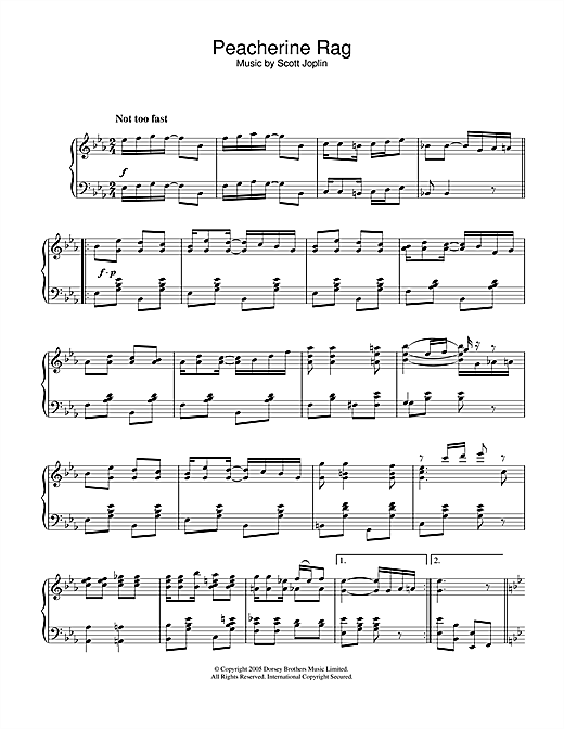 Preview Scott Joplin Peacherine Rag Ragtime sheet music, notes and chords for Piano, SKU: 31807 sheet music, piano notes, chords, guitar tabs, score, transpose, transcribe, how to play, guide, download, learn, tutorial, progression, song, artist, awards, billboard, mtv, vh1, tour, single, album, release