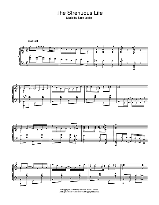 Preview Scott Joplin Strenuous Life Ragtime sheet music, notes and chords for Piano, SKU: 31808 sheet music, piano notes, chords, guitar tabs, score, transpose, transcribe, how to play, guide, download, learn, tutorial, progression, song, artist, awards, billboard, mtv, vh1, tour, single, album, release