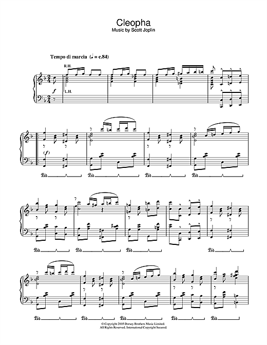 Preview Scott Joplin Cleopha Ragtime sheet music, notes and chords for Piano, SKU: 31814 sheet music, piano notes, chords, guitar tabs, score, transpose, transcribe, how to play, guide, download, learn, tutorial, progression, song, artist, awards, billboard, mtv, vh1, tour, single, album, release