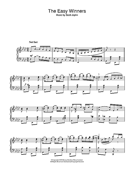 Preview Scott Joplin The Easy Winners Ragtime sheet music, notes and chords for Piano, SKU: 31815 sheet music, piano notes, chords, guitar tabs, score, transpose, transcribe, how to play, guide, download, learn, tutorial, progression, song, artist, awards, billboard, mtv, vh1, tour, single, album, release