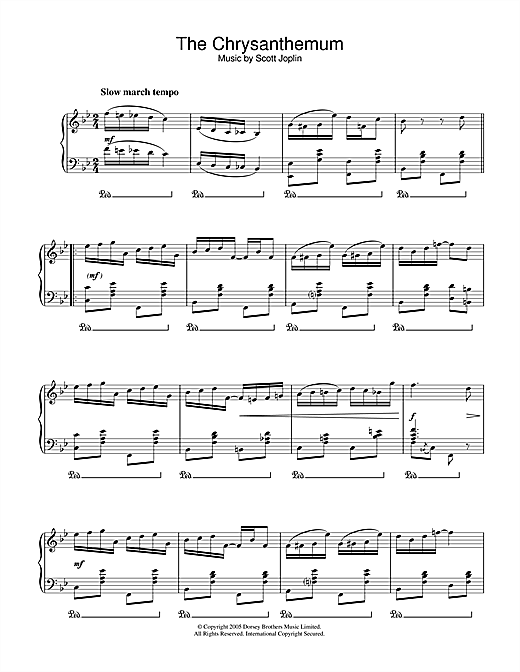 Preview Scott Joplin The Chrysanthemum Ragtime sheet music, notes and chords for Piano, SKU: 31819 sheet music, piano notes, chords, guitar tabs, score, transpose, transcribe, how to play, guide, download, learn, tutorial, progression, song, artist, awards, billboard, mtv, vh1, tour, single, album, release