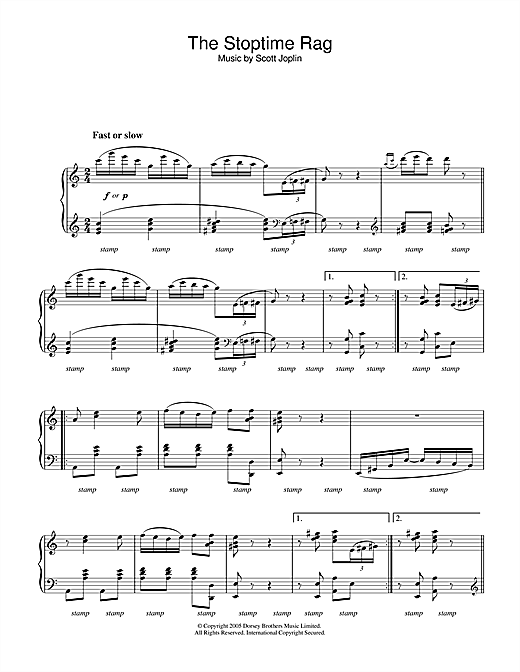 Preview Scott Joplin Stoptime Rag Ragtime sheet music, notes and chords for Piano, SKU: 31822 sheet music, piano notes, chords, guitar tabs, score, transpose, transcribe, how to play, guide, download, learn, tutorial, progression, song, artist, awards, billboard, mtv, vh1, tour, single, album, release