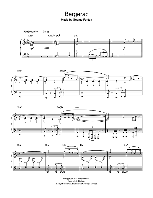 Preview George Fenton Theme from Bergerac Film and TV sheet music, notes and chords for Piano, SKU: 32311 sheet music, piano notes, chords, guitar tabs, score, transpose, transcribe, how to play, guide, download, learn, tutorial, progression, song, artist, awards, billboard, mtv, vh1, tour, single, album, release