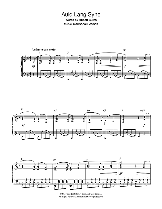 Preview Traditional Auld Lang Syne Folk sheet music, notes and chords for Piano, SKU: 32548 sheet music, piano notes, chords, guitar tabs, score, transpose, transcribe, how to play, guide, download, learn, tutorial, progression, song, artist, awards, billboard, mtv, vh1, tour, single, album, release
