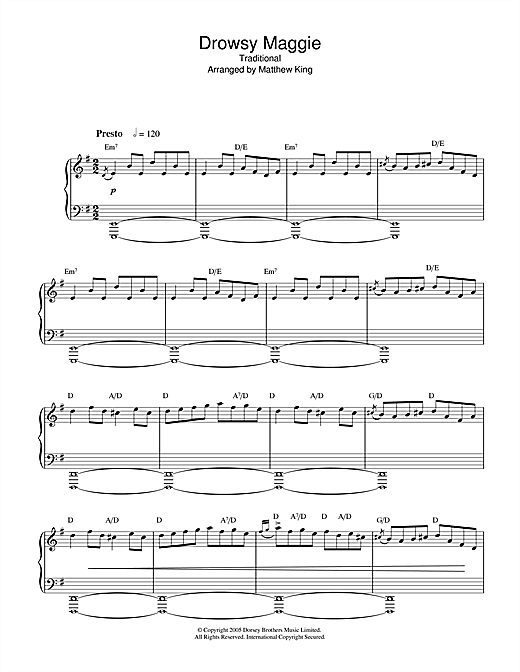 Preview Traditional Irish Song Drowsy Maggie Folk sheet music, notes and chords for Piano, SKU: 32559 sheet music, piano notes, chords, guitar tabs, score, transpose, transcribe, how to play, guide, download, learn, tutorial, progression, song, artist, awards, billboard, mtv, vh1, tour, single, album, release