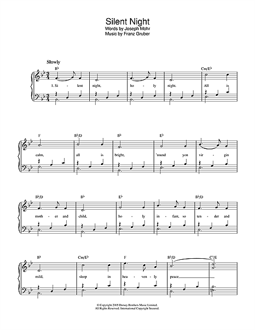 Preview Franz Gruber Silent Night Christmas sheet music, notes and chords for Piano & Vocal, SKU: 32813 sheet music, piano notes, chords, guitar tabs, score, transpose, transcribe, how to play, guide, download, learn, tutorial, progression, song, artist, awards, billboard, mtv, vh1, tour, single, album, release