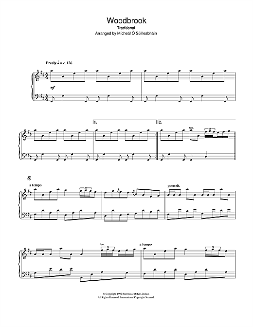 Preview Traditional Woodbrook Easy Listening sheet music, notes and chords for Piano, SKU: 32999 sheet music, piano notes, chords, guitar tabs, score, transpose, transcribe, how to play, guide, download, learn, tutorial, progression, song, artist, awards, billboard, mtv, vh1, tour, single, album, release