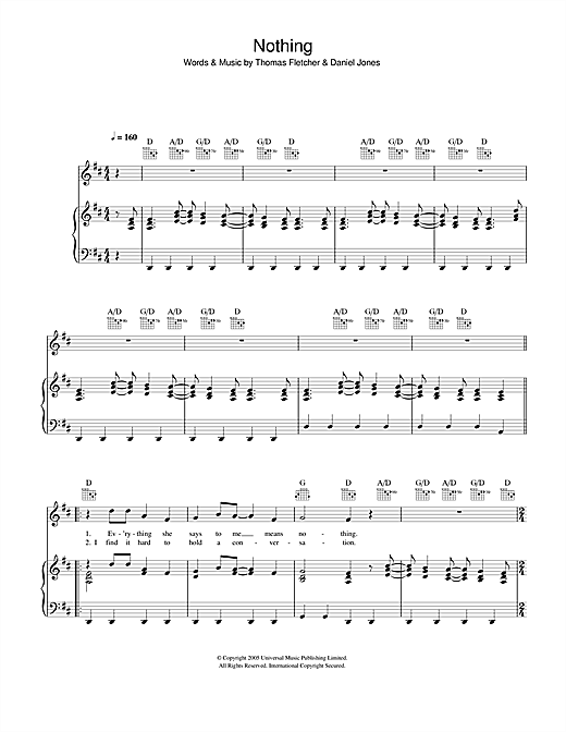 Preview McFly Nothing Pop sheet music, notes and chords for Piano, Vocal & Guitar (Right-Hand Melody), SKU: 33010 sheet music, piano notes, chords, guitar tabs, score, transpose, transcribe, how to play, guide, download, learn, tutorial, progression, song, artist, awards, billboard, mtv, vh1, tour, single, album, release