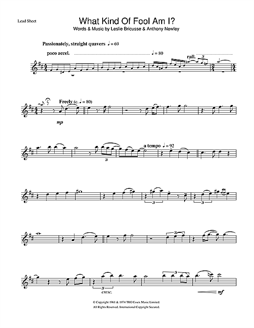 Preview Frank Sinatra What Kind Of Fool Am I Jazz sheet music, notes and chords for Flute, SKU: 33078 sheet music, piano notes, chords, guitar tabs, score, transpose, transcribe, how to play, guide, download, learn, tutorial, progression, song, artist, awards, billboard, mtv, vh1, tour, single, album, release