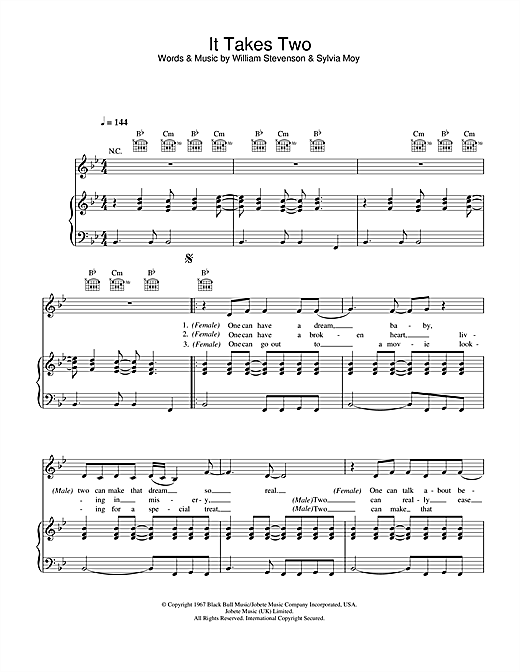 Preview Marvin Gaye & Kim Weston It Takes Two Soul sheet music, notes and chords for Piano, Vocal & Guitar, SKU: 33169 sheet music, piano notes, chords, guitar tabs, score, transpose, transcribe, how to play, guide, download, learn, tutorial, progression, song, artist, awards, billboard, mtv, vh1, tour, single, album, release