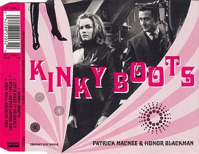 Honor Blackman & Patrick M Honor Blackman & Patrick Macnee, Kinky Boots, Violin