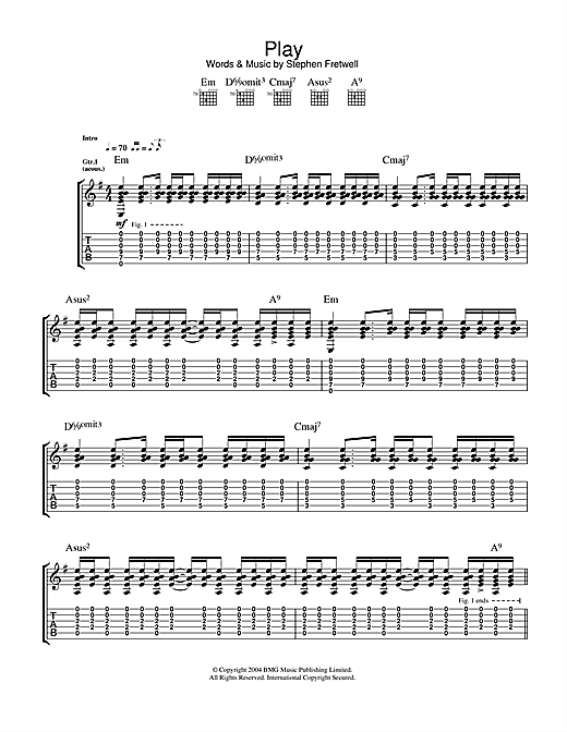 Preview Stephen Fretwell Play Pop sheet music, notes and chords for Guitar Tab, SKU: 33220 sheet music, piano notes, chords, guitar tabs, score, transpose, transcribe, how to play, guide, download, learn, tutorial, progression, song, artist, awards, billboard, mtv, vh1, tour, single, album, release