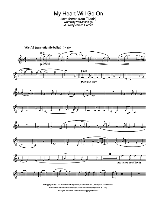 Preview Celine Dion My Heart Will Go On (Love Theme from Titanic) Film and TV sheet music, notes and chords for Flute, SKU: 33431 sheet music, piano notes, chords, guitar tabs, score, transpose, transcribe, how to play, guide, download, learn, tutorial, progression, song, artist, awards, billboard, mtv, vh1, tour, single, album, release