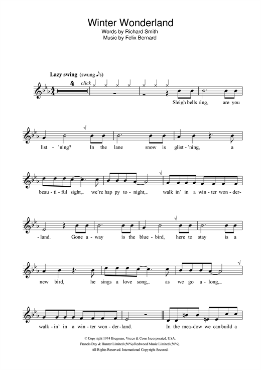 Preview Felix Bernard Winter Wonderland Christmas sheet music, notes and chords for Flute, SKU: 33550 sheet music, piano notes, chords, guitar tabs, score, transpose, transcribe, how to play, guide, download, learn, tutorial, progression, song, artist, awards, billboard, mtv, vh1, tour, single, album, release