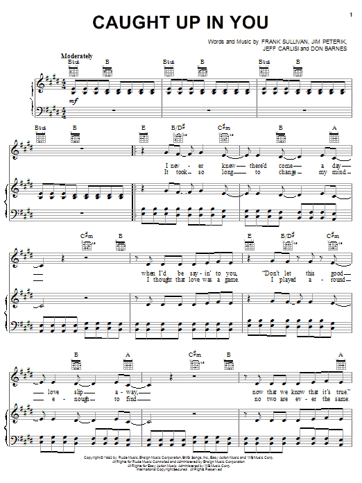 Learn to play 38 Special Caught Up In You sheet music for Piano, Vocal & Guitar (Right-Hand Melody) in minutes. 38 Special Caught Up In You sheet music notes and chords