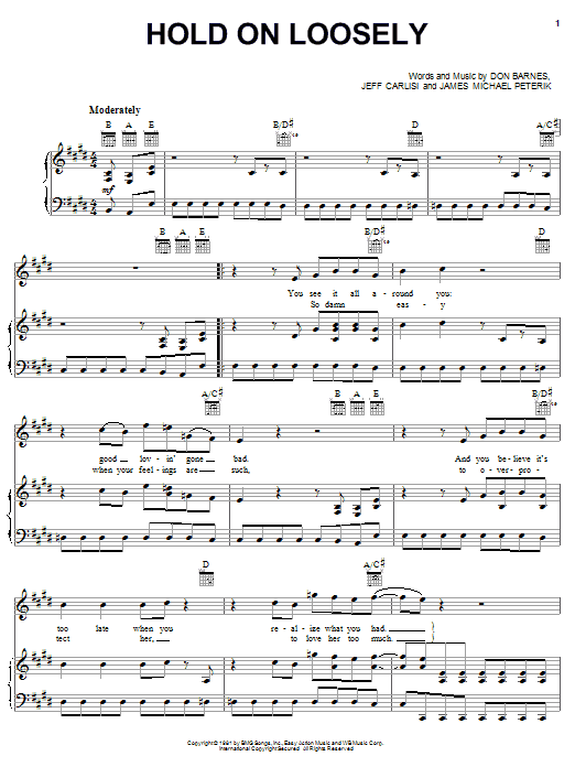 Learn to play 38 Special Hold On Loosely sheet music for Guitar Tab in minutes. 38 Special Hold On Loosely sheet music notes and chords. Download Printable PDF.