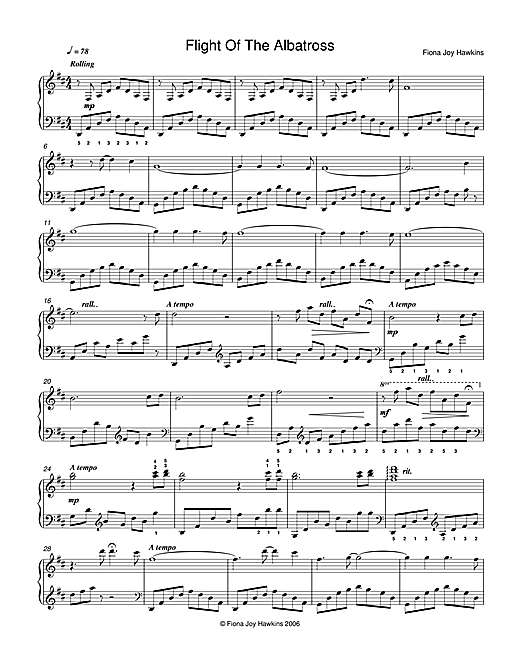 Preview Fiona Joy Flight Of The Albatross Pop sheet music, notes and chords for Piano, SKU: 39933 sheet music, piano notes, chords, guitar tabs, score, transpose, transcribe, how to play, guide, download, learn, tutorial, progression, song, artist, awards, billboard, mtv, vh1, tour, single, album, release