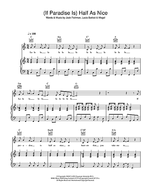 Preview Amen Corner (If Paradise Is) Half As Nice Pop sheet music, notes and chords for Piano, Vocal & Guitar, SKU: 40063 sheet music, piano notes, chords, guitar tabs, score, transpose, transcribe, how to play, guide, download, learn, tutorial, progression, song, artist, awards, billboard, mtv, vh1, tour, single, album, release