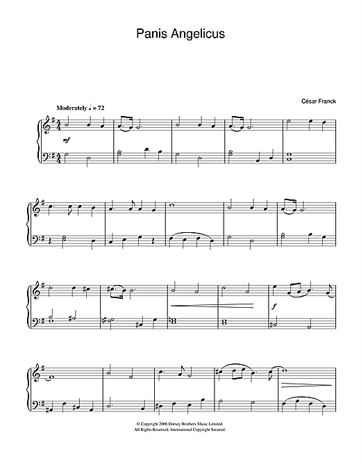 Preview César Franck Panis Angelicus (O Lord Most Holy) Classical sheet music, notes and chords for Beginner Piano, SKU: 40097 sheet music, piano notes, chords, guitar tabs, score, transpose, transcribe, how to play, guide, download, learn, tutorial, progression, song, artist, awards, billboard, mtv, vh1, tour, single, album, release