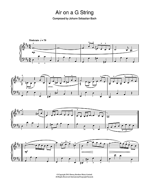 Preview Johann Sebastian Bach Air On The G String (from Suite No.3 in D Major) Classical sheet music, notes and chords for Easy Piano, SKU: 40124 sheet music, piano notes, chords, guitar tabs, score, transpose, transcribe, how to play, guide, download, learn, tutorial, progression, song, artist, awards, billboard, mtv, vh1, tour, single, album, release