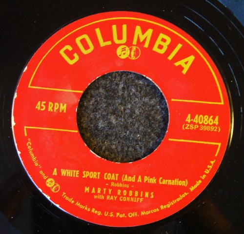 Marty Robbins Marty Robbins, A White Sport Coat And A Pink Carnation, Piano, Vocal & Guitar