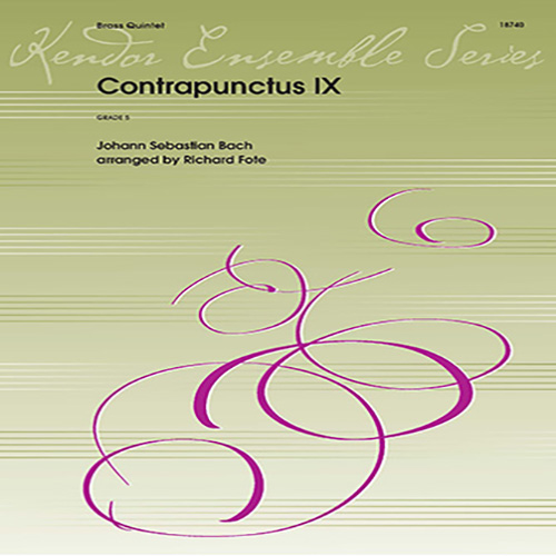 J.S. Bach J.S. Bach, Contrapunctus IX (arr. Richard Fote) - Horn in F, Brass Ensemble