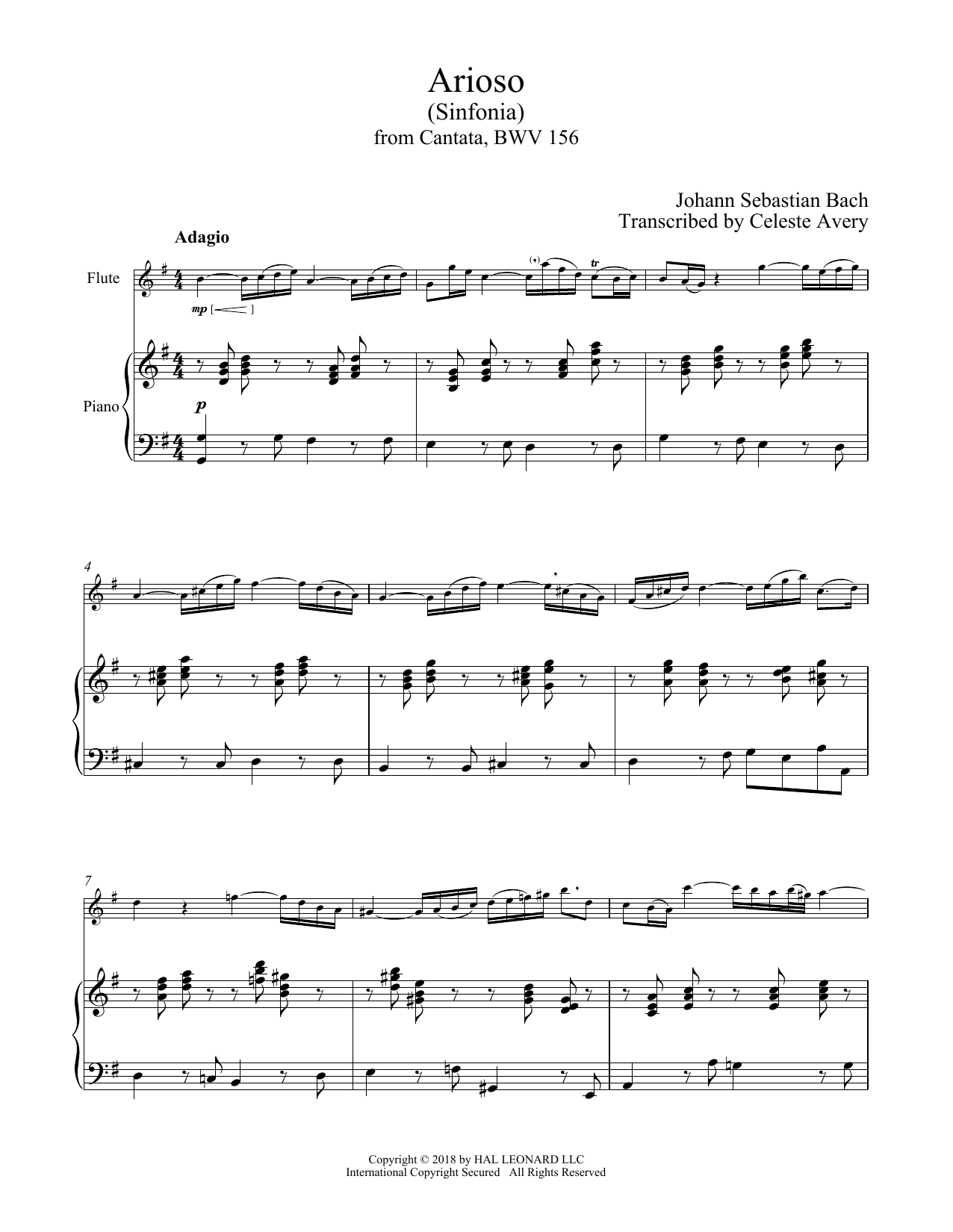 Preview Johann Sebastian Bach Arioso Classical sheet music, notes and chords for Flute and Piano, SKU: 409319 sheet music, piano notes, chords, guitar tabs, score, transpose, transcribe, how to play, guide, download, learn, tutorial, progression, song, artist, awards, billboard, mtv, vh1, tour, single, album, release